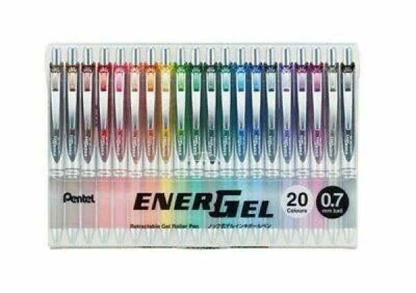 Pentel EnerGel BL77 sada 20 barev