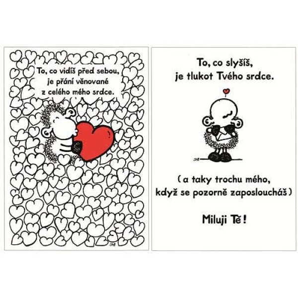 Sheepworld, 027535, blahopřání Miluji tě, 1 ks