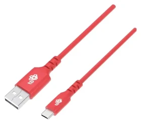 TB Touch 1 m červená / Datový kabel / USB-A (M) - USB-C (M) / Kulatý (AKTBXKUCMISI10R)