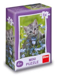 Puzzle mini 54 dílků Zvířátka