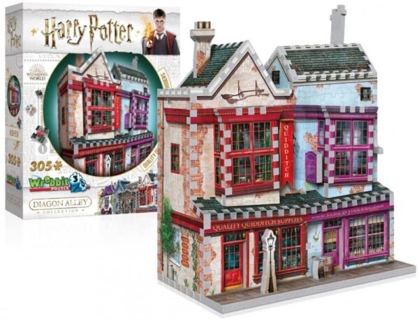 Puzzle 3D Harry Potter: Prvotřídní potřeby pro famfrpál Slug Jiggers Apothecary