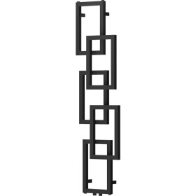 MEXEN - Grid otopný žebřík/radiátor dekorativní 1360 x 390 mm, 349 W, černá W215-1360-390-00-70