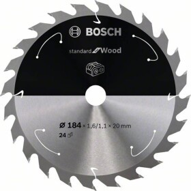 Bosch Accessories Bosch 2608837702 tvrdokovový pilový kotouč 184 x 20 mm Počet zubů (na palec): 24 1 ks