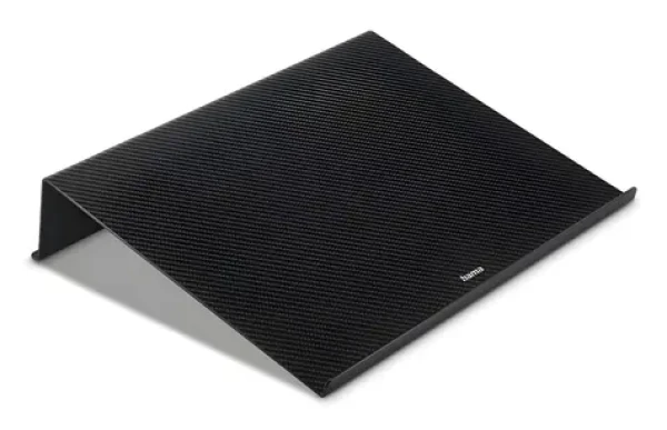 Hama Carbonoptik černá / Stojan na notebook / max. 18,4" / 5 kg / plast (126812)