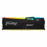 KINGSTON DIMM DDR5 8GB 5200MT/s CL40 FURY Beast Černá RGB EDF_553236