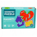 Mamido Magnetické puzzle geometrické tvary a ovoce 30 dílků