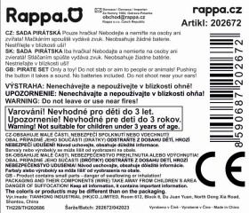 Sada pirátská pistolí šavlí