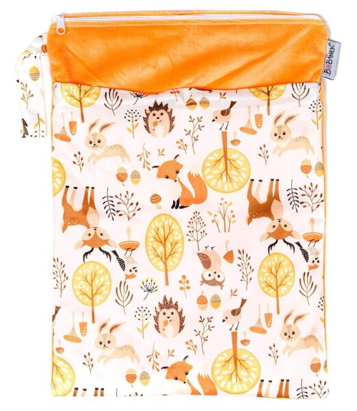 Bobánek nepromokavá taška 30x36cm - Lesní zvířátka
