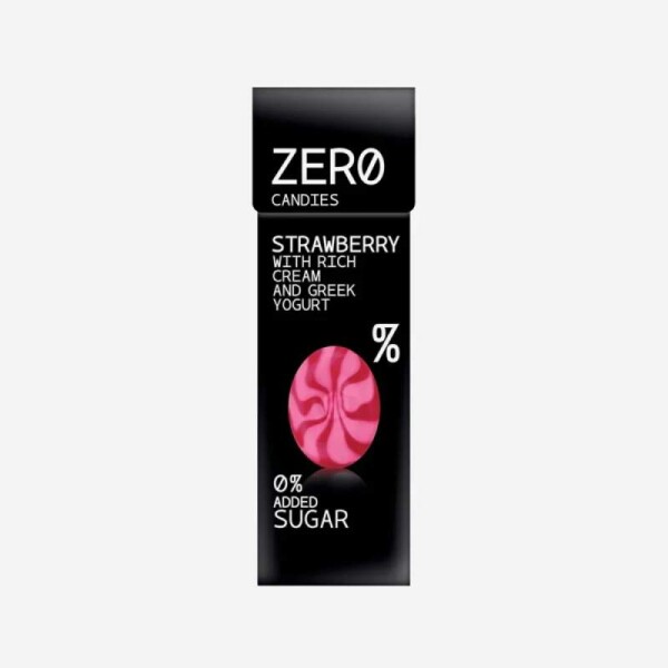 Bombus ZERO Candies Strawberry, Yoghurt bonbony bez cukru 30 g