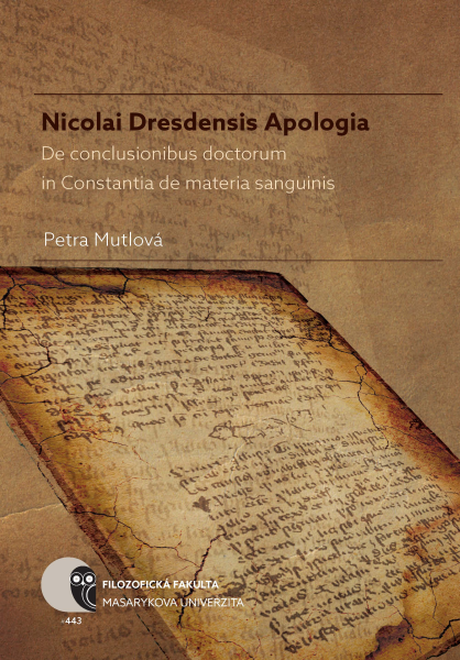 Nicolai Dresdensis Apologia - Petra Mutlová