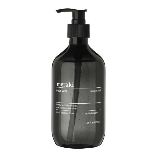 Meraki Sprchový gel Deep Valley 490 ml, šedá barva, plast