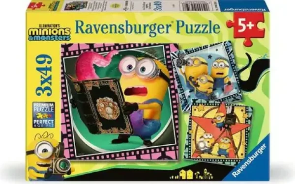 Ravensburger 120043508 Mimoni 3 3x49 dílků