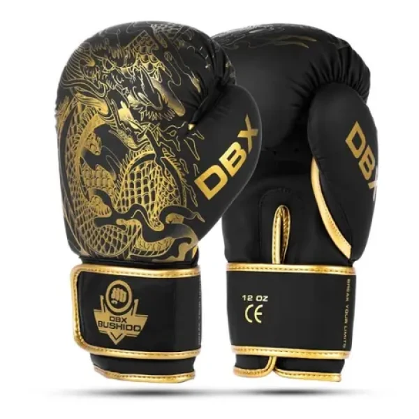 DBX BUSHIDO Gold Dragon Boxerské rukavice (5904639191953)