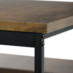 Jídelní set s 2 židlemi, 110x60x75cm, mdf, old wood, AUT-G1175 OLW