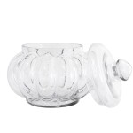 Strömshaga Skleněná dóza s víkem Emilia, čirá barva, sklo