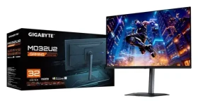 31.5" GIGABYTE MO32U2 černá / Monitor / QD-OLED / UltraHD 4K / 240Hz / USB-C / KVM (MO32U2 EK)