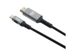 YENKEE YCU 430 Kabel USB-C (M) - HDMI (M) 1.5m černá / 4K@60Hz (8590669312962)