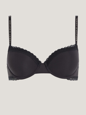 Dámská podprsenka TONAL LACE DEMI-CUP BRA UW0UW04546 BDS černá - Tommy Hilfiger 75B