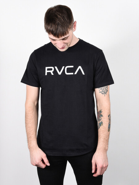 RVCA BIG RVCA black pánské triko s krátkým rukávem - S
