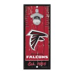 Cedule Atlanta Falcons NFL s otvírákem