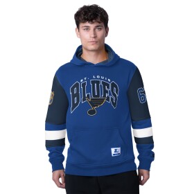 Starter Pánská mikina St. Louis Blues NHL End Zone Hoodie Velikost: M