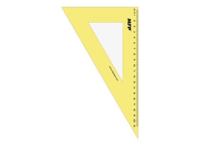 Pravítko trojúhelník 30-60 zelené bez zá