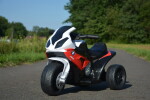 Mamido Dětská elektrická motorka BMW S1000RR tříkolka červená