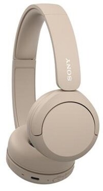 Sony WH-CH520 Sluchátka On Ear Bluetooth® stereo béžová Redukce šumu mikrofonu Indikátor nabití, headset, personalizace