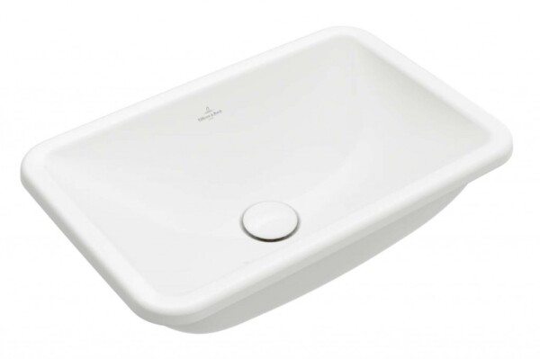 VILLEROY & BOCH - Loop&Friends Umyvadlo zápustné, 68x45 cm, s přepadem, CeramicPlus, alpská bílá 4A6600R1
