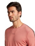 ICEBREAKER Mens Merino Blend 125 ZoneKnit™ Energy Wind SS Tee, Carob/Plume/Cb (vzorek) velikost: M