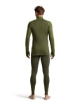Pánské merino triko dlouhý rukáv, 1/2 zip ICEBREAKER Mens Merino 200 ZoneKnit LS Half Zip, Dark Loden/Sphagnum/Cb velikost: XL