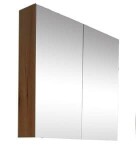 Koupelnová skříňka SAT B-Way 80x75x15 cm ořech mat BWAY80CABN BWAY80CABN