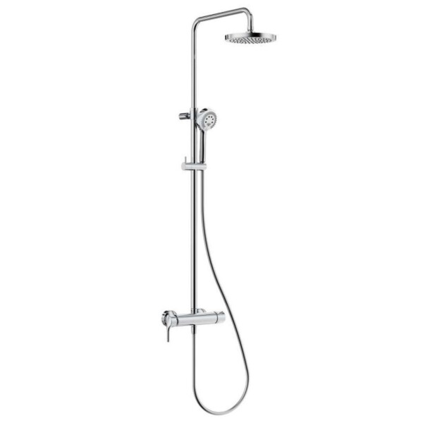 KLUDI - Logo Sprchový set Dual Shower System s baterií, 20 cm, chrom 6808505-00