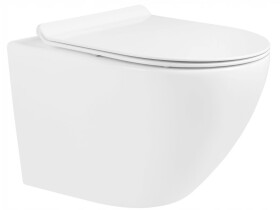 MEXEN/S Lena Závěsná WC mísa včetně sedátka slow-slim, duroplast, bílá