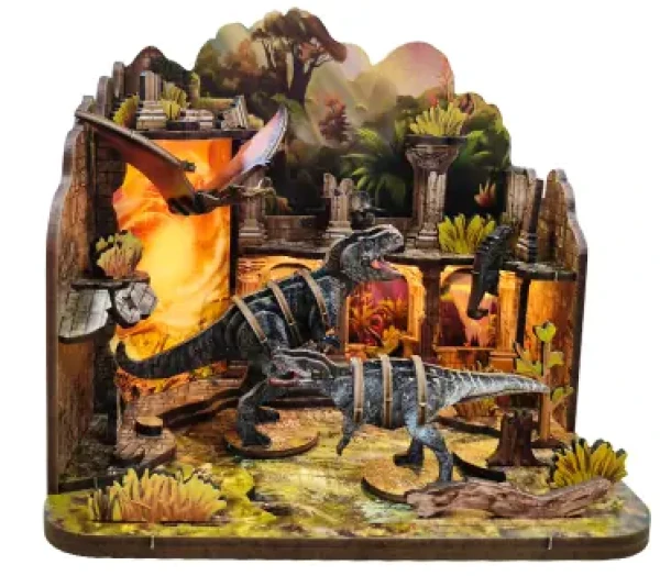 2Kids Toys Miniatura domečku Dinosauří hrad