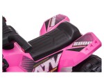 Mamido Dětská elektrická čtyřkolka ATV růžová