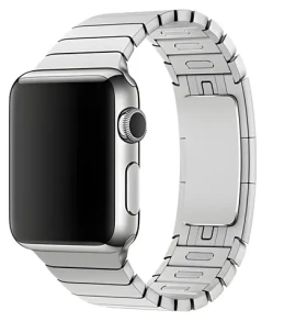 Devia Elegant Link Bracelet 44/45/49mm stříbrná / Řemínek pro Apple Watch / Článkový tah (6938595325137)
