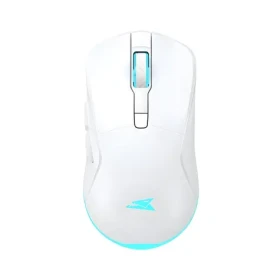 Baracuda TURTLE bílá / Bezdrátová herní myš / Optický senzor / 6D / 3200 DPI / RGB / 2,4 GHz (TURTLE-W)