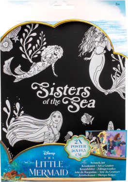 Vyškrabávací obrázky Malá mořská víla