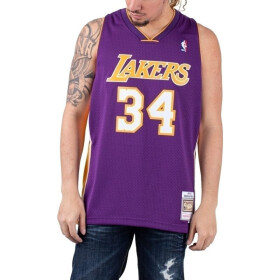 Mitchell & Ness Los Angeles Lakers NBA Swingman Jersey Lakers 99-00 Shaquille O`Neal SMJYGS18447-LALPURP99SON pánské oblečení L