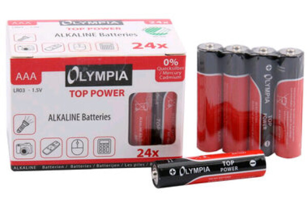 Olympia AAA LR03 4 ks / 1.5V / alkalická (4030152401802)