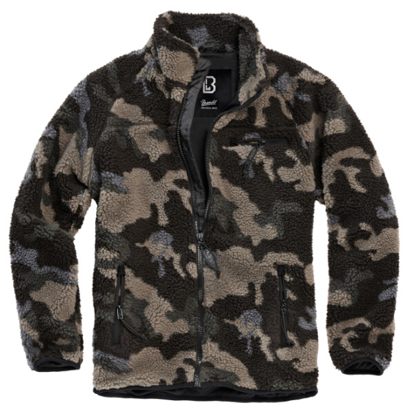 Brandit Bunda Teddyfleece Jacket darkcamo 5XL