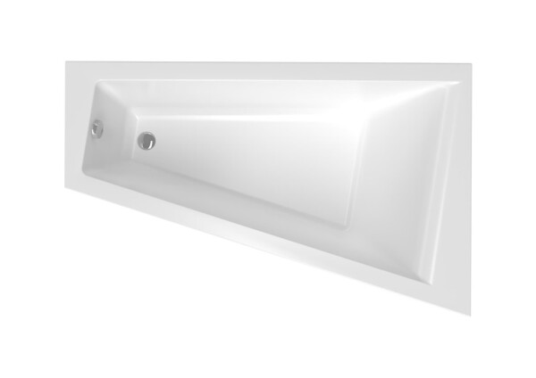 Asymetrická vana Laguna Idea Plus 160x100 cm akrylát pravá ID1600PPLUS ID1600PPLUS