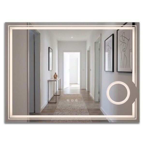 REA - Zrcadlo LED 80x60cm HAVEN HOM-01806