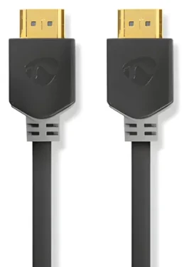 Nedis High Speed HDMI 5 m antracit / Kabel HDMI / 4K 60Hz / ARC / 18 Gbps / Ethernet (CVBW34000AT50)