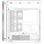 ADATA BATTLECRUISER II bílá / E-ATX / 2x USB-A 3.2 / 1x USB-C 3.2 / 4x 120mm / bez zdroje / průhledná bočnice (BATTLECRUISERIIPST-WHCWW)