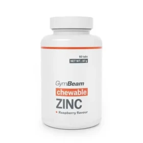 Zinek, tablety na cucání - GymBeam (malina, 60 tab.) (110194-1-60tab-raspberry)