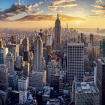 Nástěnný kalendář poznámkový 2027 Notique New York, 30 x 30 cm