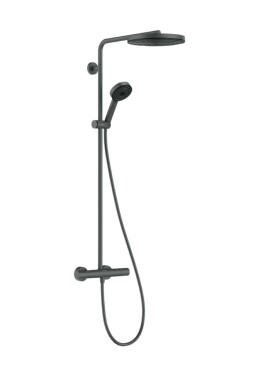 HANSGROHE - Pulsify S Puro Sprchový set s termostatem, průměr 26 cm, 3 proudy, kartáčovaný černý chrom 24236340