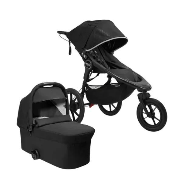 BabyJogger SUMMIT X3 set 2v1 (kočárek+korba) MIDNIGHT BLACK+PRIME BLACK (BJ2144039SET)
